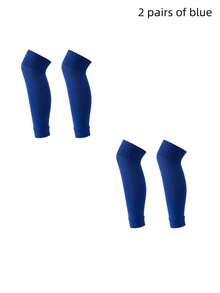 5 đôi tất bóng đá/bóng bầu dục nam ngẫu nhiên, có bảo vệ ống chân, thiết kế cao cổ, chống trượt, giảm sốc, thoáng khí, phù hợp cho nam giới tập luyện bóng rổ ngoài trời, thể thao và các hoạt động ngoài trời khác. - Nhiều màu - Xem 10