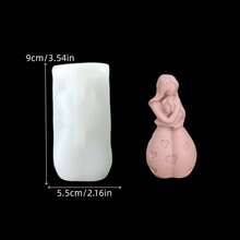 1pc DIY Candle Mold, Mother's Day Hug Mother & Daughter Scented Candle Silicone Mold, Mother's Day Home Decor, Suitable For Holiday Gifts, Handmade Crafts, Reusable Desktop Decoration - Silicone Mold - View 2
