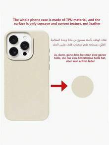 1pc Minimalist Cute Ballet Girl Pattern Litchi Texture Waterproof Shockproof Anti-Slip Soft Phone Case Compatible With Apple/ Phones - Multicolor - View 7