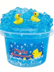 Penguin Slime Making Experience | Springy Blue STEM Clay And Sensory Dough Set | Creative Crafts With Storage Bag | Perfect Holiday Birthday Gift - Blue - View 4