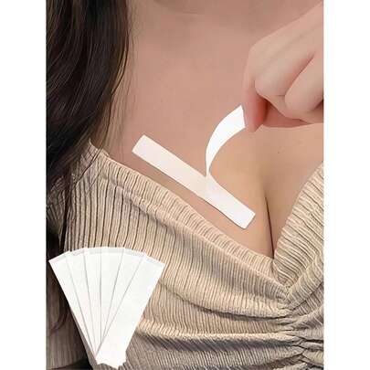 108/36pcs Anti-Slip Clothing Tape, Fashion Adhesive Bra Strap Covers, Dress Shoulder Strap Fixator, Double-Sided Wardrobe Tape, Back-To-School & Party Outfit Essential - All Products Designed To Prevent Wardrobe Malfunctions And Ensure Secure Fit