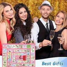 Adult Drinking Board Game, Fun Interactive Drinking Party Game, Suitable For Game Night, Birthday Party, Family Gathering Or Any Occasion, 21+ Years Old, 2-8 Players - Multicolor - View 5