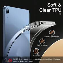 1个透明TPU/全包边保护/防摔气囊/高清高透明度/硅胶软壳/透明外壳/保护套，兼容iPad（Air4/5/6/7）/（iPad7/8/9）/第十代，11英寸A16（2025） - 彩色 - 查看 4