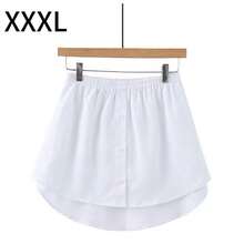 1件装弹性腰围延长器，女士衬衫延长器，可调节多层假裙摆延长器 - 白色 - 查看 9