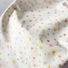1 Yard Rainbow Cartoon Star Print Cotton Fabric, Soft Breathable Quilted Cloth, Suitable For Garment Making, Bags And DIY Sewing Projects, Sold By The Yard - Colorful Stars - View 6