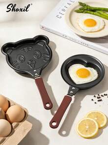 shoxil 1pc Non-Stick Pan, Frying Pan, Toast Pan, 4/5 Inch Animal Shaped Frying Pan, Suitable For Kitchen, Home, Breakfast - View 8