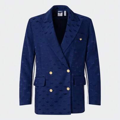 Adidas 女士休闲时尚运动夹克，IX0935，适合春秋季穿着