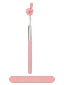 1pc Telescopic Finger Reading Pointer, Teaching Pointer, Multiple Colors Available, Reading Finger Telescopic Pointer, Pointing Teaching Tool Baton, Teacher's Teaching Pointer, Parent Teacher Teaching Aid Pointer, Reading Stick For Books And Learning, Suitable For Birthday Gift Bags, Party Fillers, Classroom Rewards And Carnival Prizes (Random Color) - Multicolor - View 7