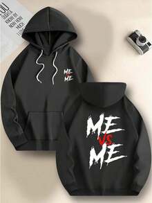 Men's Hooded Printed Sweatshirt Pocket Sweatshirt Full Set Autumn Winter Men's Sweatshirt Extra Large Size - White And Navy Off-The-Shoulder Cropped Top - Unisex Essentials Hoodie Hoodie For Women Sweatshirts For Women Hoodies For Men 's Hoodie Sweatshirts For Men Essentials Fear - màu đen - Xem 1