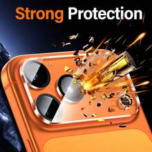 High Definition Transparent Full Coverage Screen Protector, Compatible With IPhone 16e, 16/17/17Air/17Pro/17Pro Max/15/15Pro/15 Pro Max/14/13/12/11 Anti Spy Tempered Glass Film, Edge To Edge Protective Cover Friendly, 3 White Films And 2 Lens Films - Multicolor - View 6