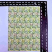 1:12 1:6 比例微缩娃娃屋壁纸，适用于DIY娃娃屋、博物馆画框墙面装饰，尺寸21*30厘米，复古、清新、温馨手工娃娃屋墙面装饰微型壁纸，带自粘胶 - 彩色 - 查看 32