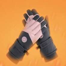 1 Đôi Găng tay cảm ứng trượt tuyết mùa đông cho nữ - Nhiều màu - Xem 12