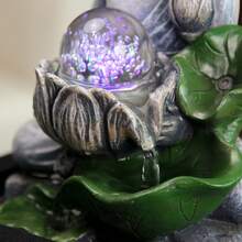 Statue Sculpture Desktop Flowing Fountain Waterfall, Suitable For Home And Office Decoration, Suitable For Living Rooms, Bedrooms, Desks - Peaceful Zen Garden Decoration, Halloween, Christmas,, Mother's Day, Valentine's Day Holiday Gifts - JZ031 - View 10