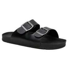 Unisex Casual  Sandal With Adjustable Buckle, Comfortable, Synthetic - 黑色 - 查看 7