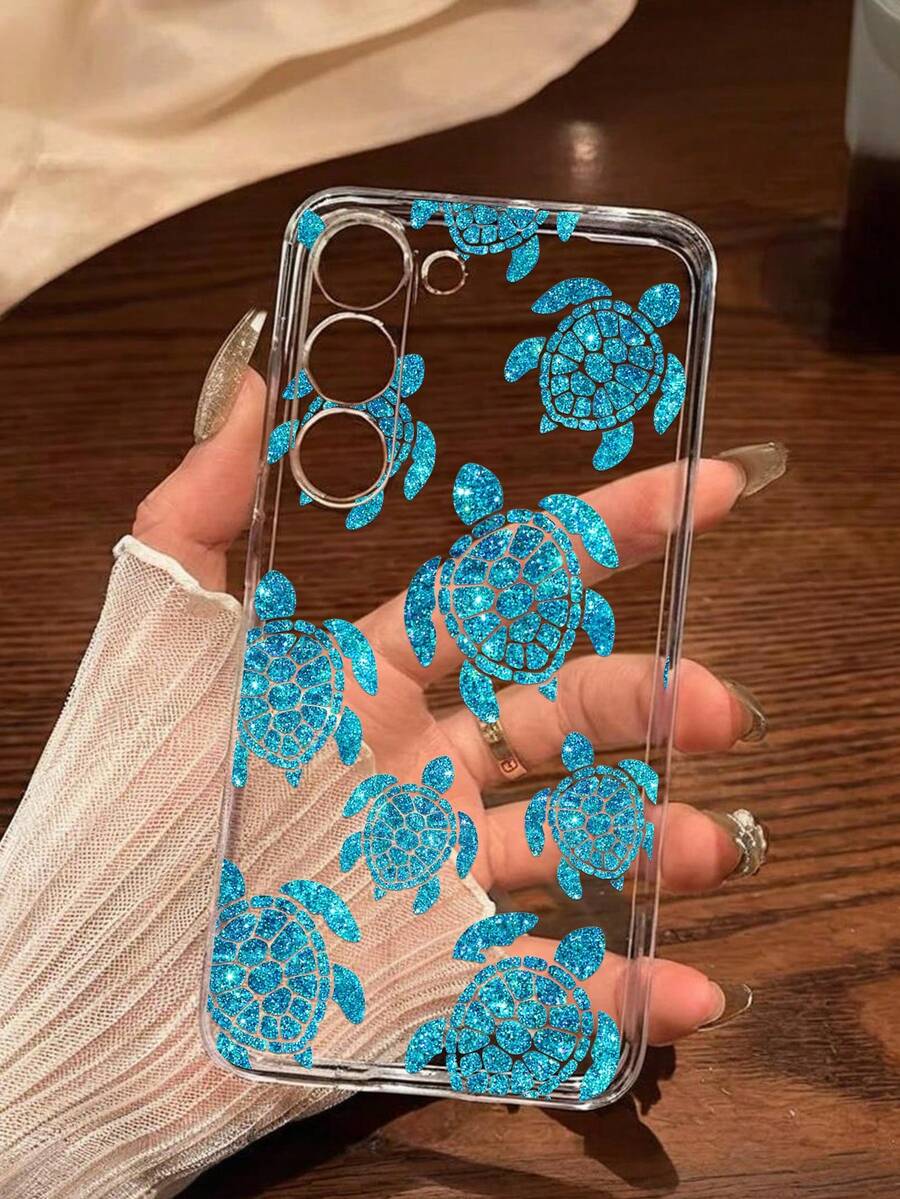 1个幸运蓝海龟软手机壳,兼容华为荣耀、Galaxy A04e/12/A13/A14/A34/A50/A52/A53/A54/S21/S22/S23/S24/S25/S25Ultra/S25FE/S26/S26 Plus/S26 Ultra/S26 Edge、6A/7A/8A、12T/13T/15T/15T Pro,国际版 - 無色 - 查看 1