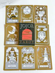 Tarot Card Set | Anime Themed Divination Cards | Collectible Party Game Cards | Role-Playing Props And Gifts For Anime Fans And Tarot Players | Wedding Season | Music Festivals | Ramadan - Multicolor - View 9