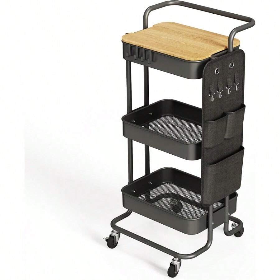 Storage Carts - Black - View 1