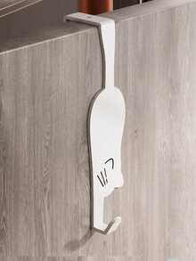 Iron Door Hooks In Various Decorative Patterns, Rust-Resistant Heavy-Duty Metal Hangers With Durable Painted Finish, Perfect For Bedroom Bathroom Kitchen Doors, Modern Home Organizers, Wall-Mounted Storage Solutions, Stylish Door Accessories For Indoor Use, Practical Hanging Hooks For Coats Towels Keys - Multicolor - View 11