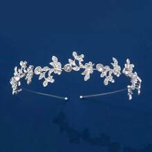 新款优雅伴娘头饰，适合重要场合 - 金色 - 查看 10