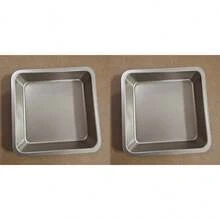1 pieza Molde cuadrado para pasteles antiadherente de 8 pulgadas, apto para pasteles, brownies, lasaña, etc. Utensilios de hornear de acero al carbono con calentamiento uniforme, fácil de limpiar - Multicolor - Ver 10