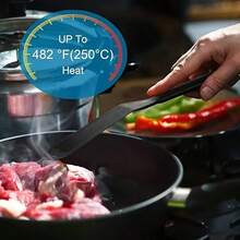 Silicone Baking Spatula With Flat Bottom Design, Suitable For Cooking Cookies, Baking, Mini Non-Stick Pans, Frying Eggs, Pancakes, Mini Food Pots, Small Frying Pans - Multicolor - View 7