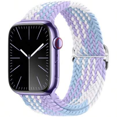 Woven Nylon Watch Strap For Apple Watch Band 44mm 40mm 45mm 49mm 41mm 38mm 46mm Sliding Buckle Type I_Watch Series SE 7 3 6 8 9 11 10 Ultra 2 Lightweight Replacement Strap
