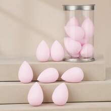 7个迷你化妆海绵，PVC桶装，超柔软不吸水干湿两用化妆海绵 - 彩色 - 查看 11