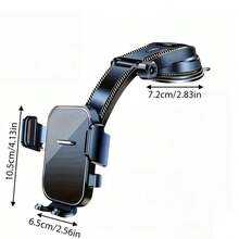 Giá đỡ điện thoại xoay 360° có giác hút, phù hợp với điện thoại thông minh, giá đỡ điện thoại trên xe hơi ổn định, chống rung, có thể xoay ở mọi góc độ, giá đỡ định vị ô tô tiện dụng, lực hút mạnh, độ ổn định cao, dễ lắp đặt, an toàn và đáng tin cậy, công cụ thiết thực cho việc định vị khi lái xe. - A - Xem 4
