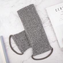 2pcs Exfoliating Bath Towel And Glove Set - Powerful Mud Removal Tool, Deep Cleansing Scrub Gloves - A - View 8