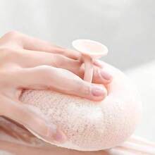 1PC Pink Silicone Facial Cleansing Brush – Electric Rotating Exfoliating Face Scrubber With Soft Bristles For Deep Pore Cleaning & Skin Renewal, Waterproof Rechargeable Skincare Tool For Daily Makeup Removal, Features Hundreds Of Delicate Silicone Bristles That Create Rich Lather While Gently Removing Dead Skin Cells, Strong Suction Base Adheres Firmly To Shower Walls For Convenient Storage, Ideal Gift For Friends Family Children Partners During Birthday Christmas Thanksgiving Holiday Seasons - 多色 - 查看 4