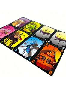 POLILLA TRAMPOSA，节日休闲游戏，Abaya Fraud 游戏，趣味互动游戏，纸质材料 - 社交技能关系游戏，节日游戏 | Polilla TRAMPOSA 互动卡牌游戏组合 - 彩色 - 查看 2