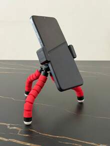 八爪章鱼造型手机支架，桌面迷你海绵三脚架手机支架，适用于手持、桌面、树枝、地面等多种手机放置方式 - 彩色 - 查看 12