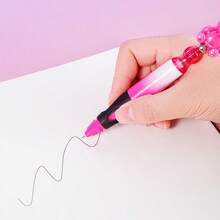 2支/盒 中性色圆珠笔，趣味DIY串珠旋转笔，多功能简约考试书写文具笔（学生适用） - 中性筆 - 查看 7