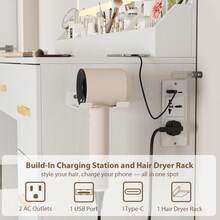 Vanities & Vanity Benches - White - View 8