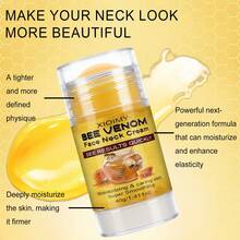 Xioimy 40克蜂毒颈面霜，富含胶原蛋白和透明质酸，滋润肌肤，减少皱纹，令肌肤更显年轻，适用于面部和颈部。 - 黃色 - 查看 5
