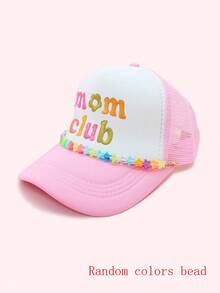 Cadena para sombrero Tucker, Cadena para sombrero Besties, Cadena para sombrero Mamá, Cadena para sombrero con cuentas navideñas, Cadena para sombrero del día del juego - color - Ver 16