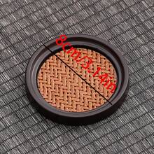 Handmade Bamboo Woven Heat Insulation Cup Mat, Tea Cup Coaster, High-End Tea Ceremony Accessories - Multicolor - View 2