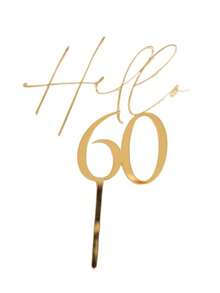 1件/3件裝 壓克力生日蛋糕裝飾 30歲、40歲、50歲、60歲生日派對蛋糕插牌與數字蛋糕裝飾配件，適用於萬聖節、聖誕節、新年、情人節及各種派對活動 - styleA - 查看 9