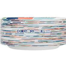 Dixie Large Paper Plates | Microwave Safety & Soak Proof For Heavy, 2X Stronger*, Messy Meals | Cut Resistant & Extra Strong For Parties, Barbecues & Picnics | Perfect For Holiday Dinners, Outdoor Events & Easy Cleanup | Great For Stocking Stuffers, Christmas & New Year Gifts,Tableware Dinnerware Set Supplies For Daily Meals Birthday Baby Shower Holiday Picnic Graduation Wedding Dinner , For Halloween Or Christmas Party,Kitchen Supplies, Disposable Items, New Year Gifts, Large Capacity Paper Plates90/272count - 彩色 - 查看 10