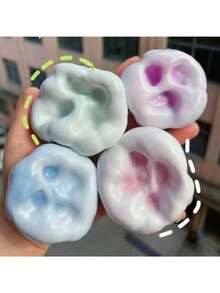 1 món đồ chơi bóp mềm Mochi siêu vui nhộn giúp giảm căng thẳng, quả bóng Mochi đàn hồi từ từ bật trở lại và đổi màu, quả bóng Mochi thủ công, đồ chơi mới lạ phù hợp để khen thưởng trong lớp học, giải trí văn phòng, tiệc sinh nhật, ngày lễ, món quà hoàn hảo cho Lễ Tạ ơn, Lễ Phục sinh, Halloween, Giáng sinh. - phong cách ngẫu nhiên - Xem 2