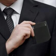 Pop-Up ID Card RFID Wallet, Compact Aluminum Metal Protective Case, Smart Quick Release Storage Pouch, Unisex - Multicolor - View 5