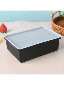 1pc Silicone Ice Cube Tray With Lid - Large Capacity Soft Ice Mold Suitable For Refrigerator, 1 Cup Size For Soups, Stews, Sauces - Dishwasher , Great For Christmas, Halloween, Easter, Thanksgiving - Multicolor - View 19