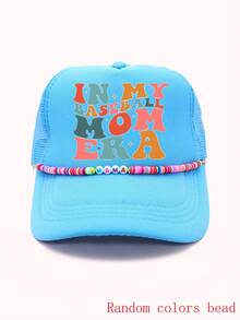 Cadena para sombrero Tucker, Cadena para sombrero Besties, Cadena para sombrero Mamá, Cadena para sombrero con cuentas navideñas, Cadena para sombrero del día del juego - color - Ver 22