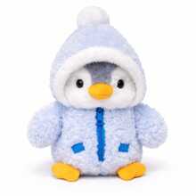 Muñeco de peluche de pingüino lindo de 25cm/9.84in, muñeco de peluche de pingüino de dibujos animados suave, con ropa intercambiable, adecuado para regalos de cumpleaños, Navidad, Año Nuevo y San Valentín de niños, unisex (debido a diferentes lotes de tela, el color puede variar ligeramente de la imagen promocional, pero el producto real será similar a la imagen) - Multicolor - Ver 16