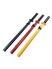 1pc 2026 New Arrival Wooden Martial Arts Sword, Suitable For Parties, Birthdays, Easter, Graduation, Gifts - Multicolor - View 6