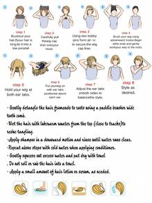 薄荷蓝合成蕾丝前假发，柔顺波浪卷，时尚女款；13x4高清薄荷绿蕾丝前假发，预修剪发际线，24英寸 - 淺藍色 - 查看 10