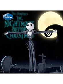 Disney Móc khóa PVC hình nhân vật hoạt hình Jack, Sally, Skellington, được cấp phép chính thức, quà tặng 1 chiếc. - A - Xem 10