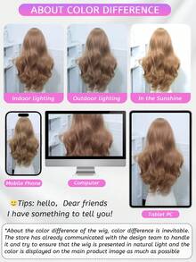 Tóc giả tổng hợp dài 26 inch với kiểu tóc gợn sóng tự nhiên, màu vàng lanh tuyệt đẹp. Được làm từ sợi chịu nhiệt để đảm bảo độ bền. Bộ tóc giả này hoàn hảo để sử dụng hàng ngày, mang lại vẻ ngoài tự nhiên và chân thực. - Vàng lanh - Xem 10