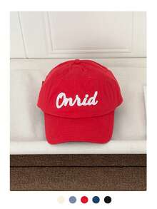 字母图案无结构棒球帽，美式街头风大号刺绣字母，软帽顶棒球帽，春夏款，适合小脸型，新款春季款，时尚百搭软帽顶棒球帽，夏季休闲复古遮阳帽，防晒网球帽 - Oniid字母 - 查看 17