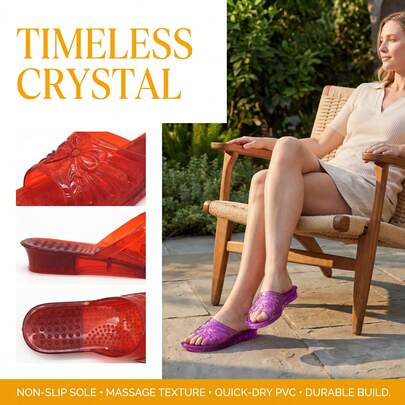 东方文化防滑拖鞋，适合多种场合，包括浴室、海滩和外出购物。这款拖鞋凝聚了数千年来东方文化的精髓。